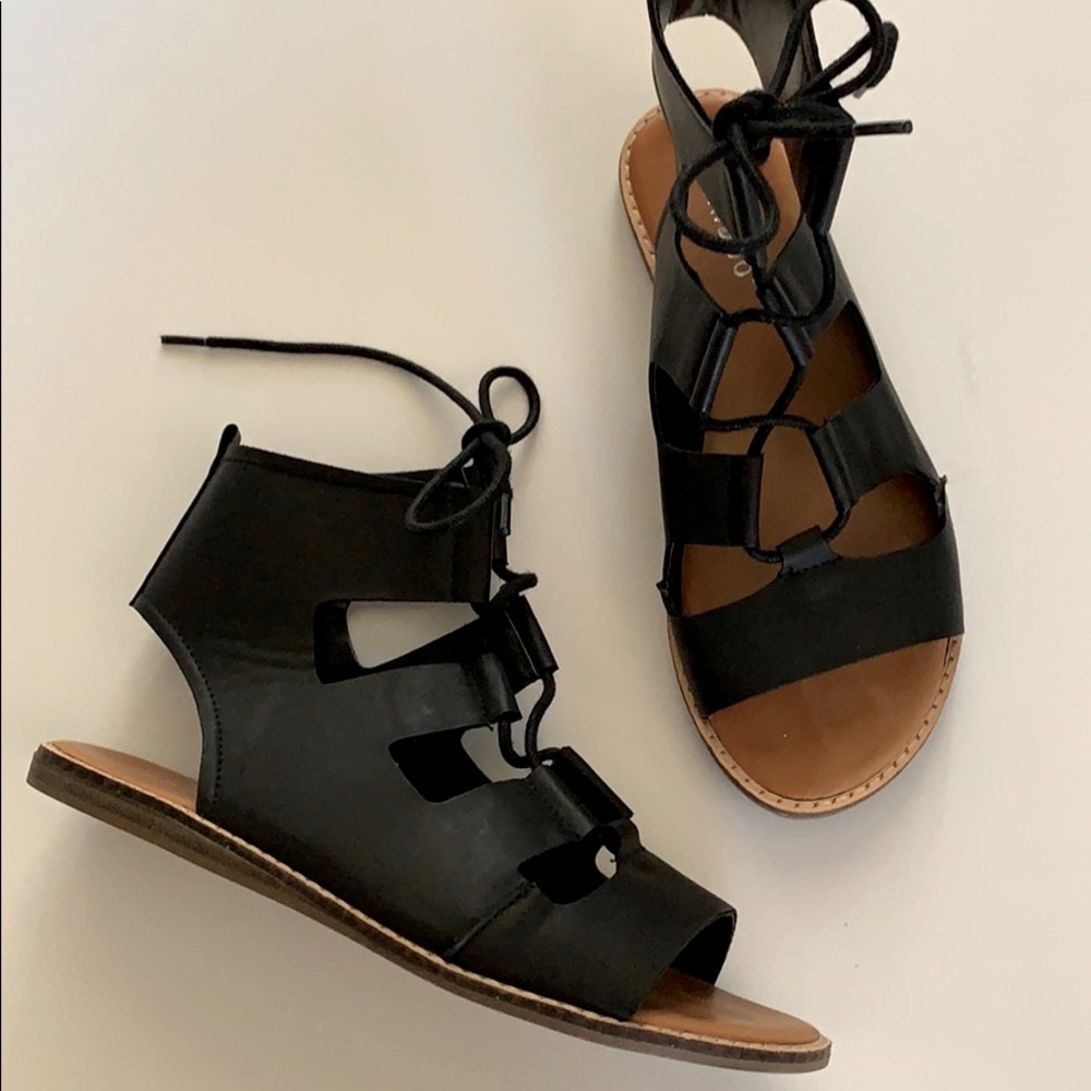 Bamboo gladiator sandals